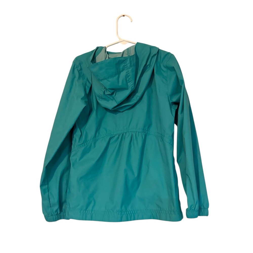 Girls Columbia coat turquoise XS raincoat - Picture 6 of 6
